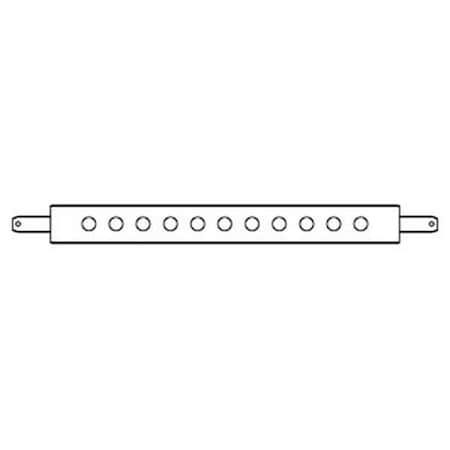 Aftermarket DB419 Fits CATegory I Black Drawbar 1 Thick 25 Wide 075 Holes 78 Pins HIF10-0007